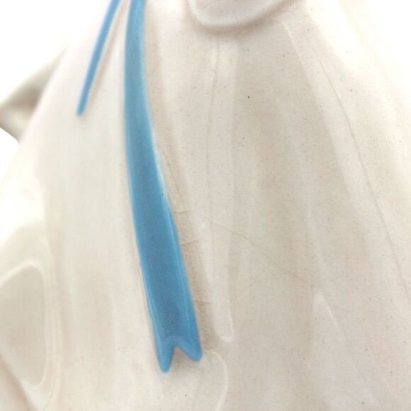 Vintage Ceramic Pottery Planter by Hull Hand Painted Southern Belle Blue Bonnet - Picture 6 of 7